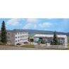 Concrete Barracks/Apartments -- Kit - 8-3/8 x 4-7/8 x 4-1/4′ 21.2 x 12.3 x 10.7cm, HO, Busch Gmbh & Co Kg 9607