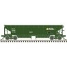 70-Ton Hart Ballast Car - Ready to Run - Master(R) -- British Columbia Railway 2509 (green, white), HO, Atlas Model Railroad Co.