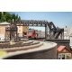 Variable-Length Pedestrian Overhead Bridge -- Laser-Cut Card Kit, HO, Noch Gmbh & Co 67070