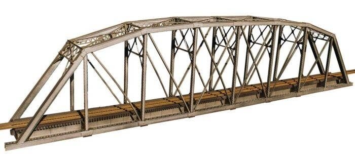 200` Single-Track Heavy-Duty Laced-Parker-Truss Bridge -- Kit - 28-1/4 x 3` 71.8 x 7.6cm, HO, Central Valley 1901