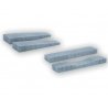 Hard-Foam Train Station Platform 4-Piece Set -- Fits Marklin C-Track - 2 Curved-End, 1 Straight a, HO, Noch Gmbh & Co 66020
