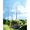 Nordex Wind Generator -- 2 x 2 x 16-11/32′ 5 x 5 x 41.5cm With Motor (12-16 VAC) & 3-Blade Rotor, N, Faller Gmbh 232251