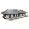 Lines West Station -- Laser-Cut Kit - 9-3/4 x 3-1/2 x 2-1/2′ 24.8 x 8.9 x 6.4cm, N, The N Scale Architect 10049