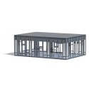 Elbingerode Train Station -- Laser-Cut Kit - 13-3/8 x 4-1/2 x 4-1/8′ 34 x 11.4 x 5.6cm, TT, Busch Gmbh & Co Kg 1960