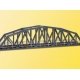 Steel Elbow Bridge w/o Bridgeheads -- Single-Track - 17-23/32 x 3-5/32 x 4-17/32′ 45 x 8 x 11.5cm, HO, Kibri 39700