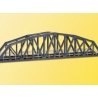 Steel Elbow Bridge w/o Bridgeheads -- Single-Track - 17-23/32 x 3-5/32 x 4-17/32′ 45 x 8 x 11.5cm, HO, Kibri 39700