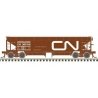 70-Ton Hart Ballast Car 3-Pack - Ready to Run - Master(R) -- Canadian National 301218, 301244, 301263 (Boxcar Red, white), HO, A