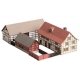 Half-Timber Three-Sided Farm -- Laser-Cut Kit - Includes House, Stable, Barn, Z, Faller Gmbh 282800