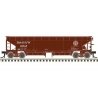 70-Ton Hart Ballast Car 3-Pack - Ready to Run - Master(R) -- Denver & Rio Grande Western 25042, 25057, 25063 (Boxcar Red, white)