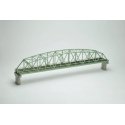 Curved Chord Through Truss Bridge w/2 Piers - Fine Track -- Assembled - Double-Track - 22′ 55.9cm , N, TomyTec Co LTD 3222