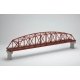 Curved Chord Through Truss Bridge w/2 Piers - Fine Track -- Assembled - Double-Track - 22′ 55.9cm , N, TomyTec Co LTD 3221