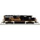 EMD GP60 - Standard DC - Master(TM) Silver -- Denver & Rio Grande Western 3155 (black, orange), N, Atlas Model Railroad Co. 4000