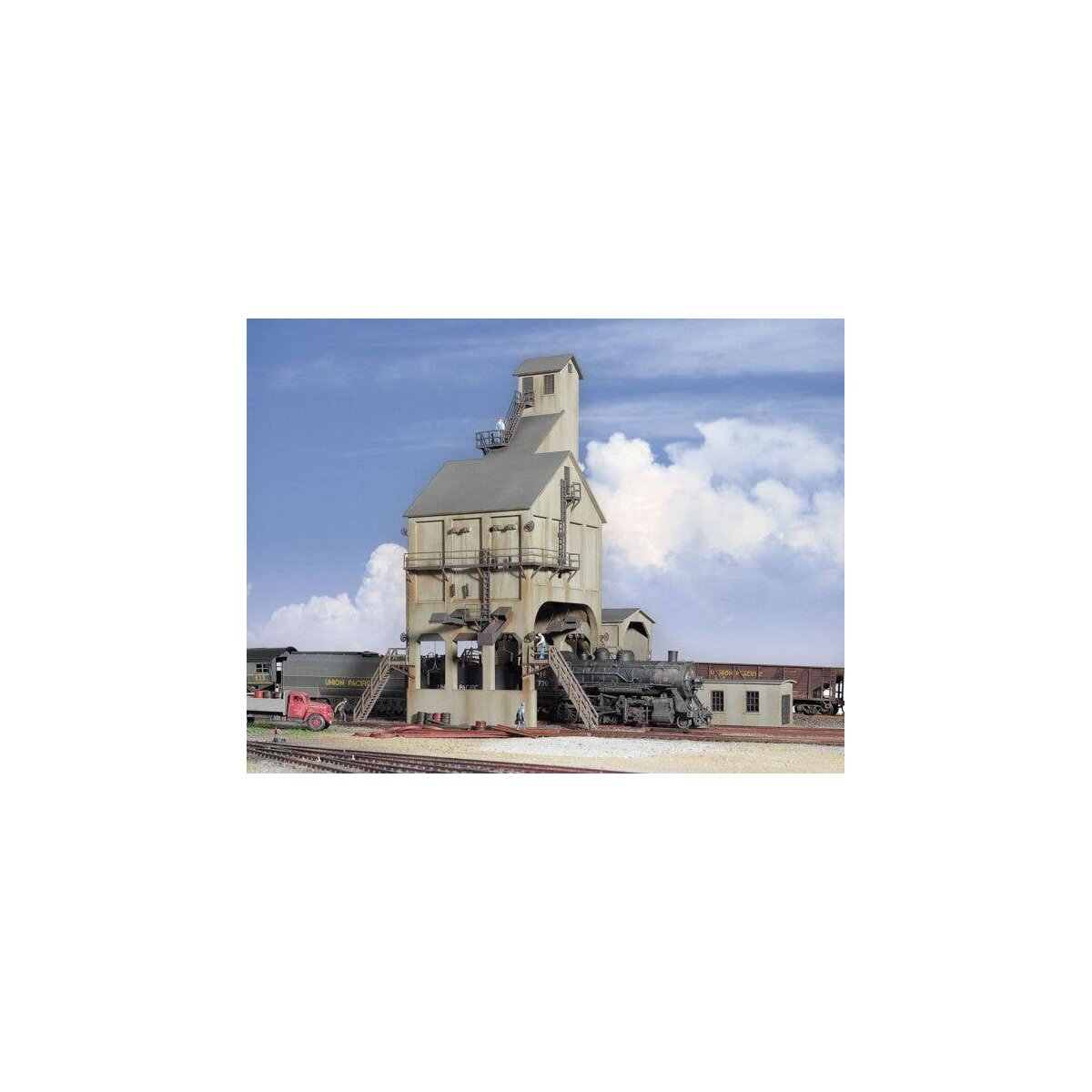 Modern Coaling Tower -- Kit, HO, Walthers Cornerstone 2903