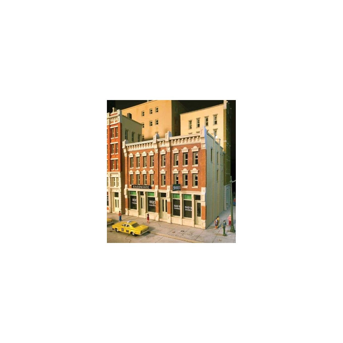 Cast-Resin Kit -- Brother`s Block - 4 x 3 x 3-1/2` 10.2 x 7.6 x 8.9cm, N, Lunde Studios 16