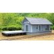 Laser-Cut Wood Kit -- C&O Quinnimont Section Freight Depot - Scale: 65 x 30′ 19.8 x 9.1m, HO, B.T.S. 27653