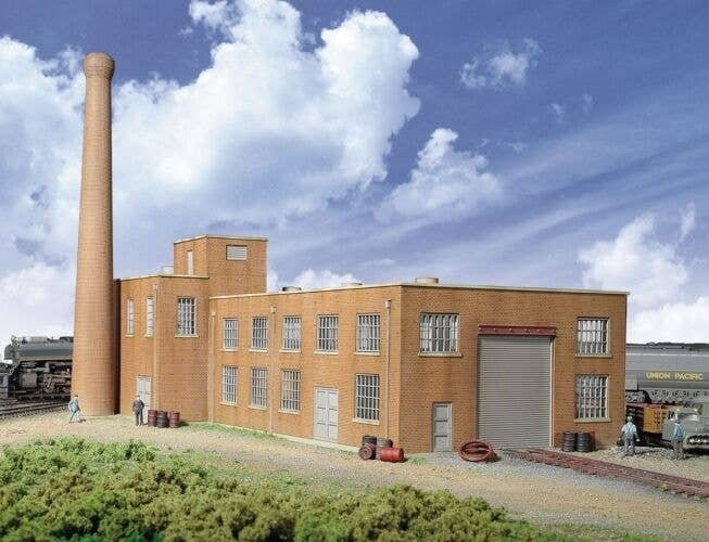 Machine Shop -- Kit - 13-5/8 x 8-3/4 x 5-1/8′ 34.6 x 22.2 x 13cm, HO, Walthers Cornerstone 2902