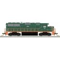EMD GP60 - Standard DC - Master(TM) Silver -- Green Mountain Railroad 382 (green, orange), N, Atlas Model Railroad Co. 40004912