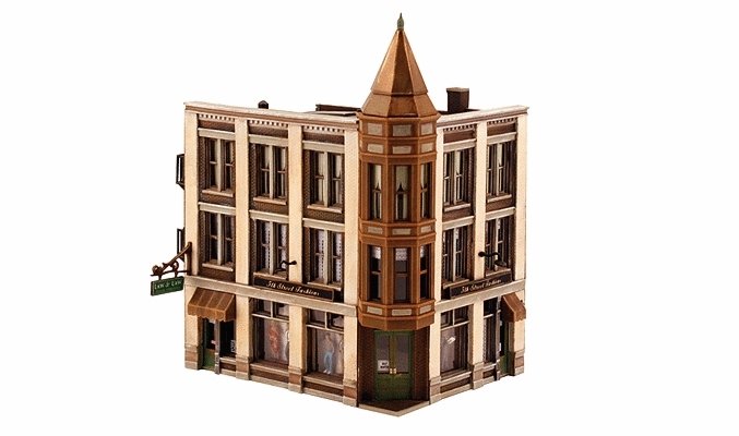 Corner Department Store - DPM(R) Landmark Structures(TM) -- Kit, HO, Design Preservation Models 12800