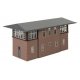 Brick Signal Box (Interlocking Tower) -- Kit - 6-1/2 x 3-1/4 x 3-1/8′ 16.5 x 8.3 x 8cm, HO, Faller Gmbh 191824