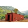 Single-Stall Switcher Shed -- 2-13/16 x 9-5/8′ 7.1 x 24.4cm, HO, B.T.S. 27502