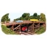 Country Road Bridge -- Kit - 13-1/2 x 3-1/4 x 4-1/8′ 34.3 x 8.3 x 10.5cm, HO, Monroe Models 2007