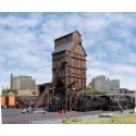 Wood Coaling Tower -- Kit - 7-1/2 x 6-1/2 x 10-5/8′ 19.1 x 16.5 x 27cm, HO, Walthers Cornerstone 2922