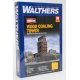 Wood Coaling Tower -- Kit - 7-1/2 x 6-1/2 x 10-5/8′ 19.1 x 16.5 x 27cm, HO, Walthers Cornerstone 2922