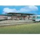 Rheinburg Station Platform -- 14-13/16 x 2-5/8 x 2-3/8′ 37 x 6.5 x 6cm, HO, Vollmer Gmbh 43535