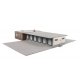 Cross-Dock Truck Facility -- Kit - 16-5/16 x 19-3/16 x 3-1/8′ 41.4 x 48.7 x 7.9cm, HO, Walthers Cornerstone 4131