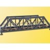 Steel Truss Bridge w/o Bridgeheads -- Single Track 27.5 x 8 x 7.5cm, HO, Kibri 39701