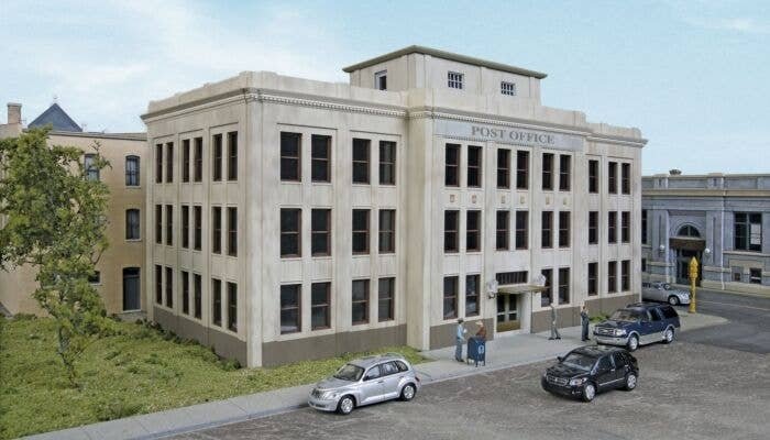 United States Post Office(TM) -- Kit - 13-1/2 x 7-1/16 x 7-1/4′ 33.7 x 17.9 x 18.1cm, HO, Walthers Cornerstone 3782