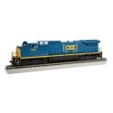 GE Dash 8-40CW - Sound and DCC -- CSX 7317 (blue, yellow, white, Boxcar Logo), HO, Bachmann Industries 68512