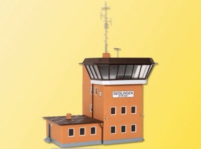 Geislingen/Steige Signal Tower - Kit -- 5-11/16 x 3-1/2 x 5-1/2′ 14.5 x 9 x 14cm, HO, Kibri 39317