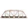 18′ Through-Truss Bridge - Kit -- Code 83 Track (black), HO, Atlas Model Railroad Co. 593
