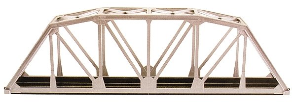 18′ Through-Truss Bridge - Kit -- Code 83 Track (black), HO, Atlas Model Railroad Co. 593