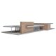 Modern Brick Santa Fe Station -- Kit - 21-13/16 x 8-1/16 x 3′ 55.5 x 20.4 x 7.6cm, HO, Walthers Cornerstone 4064