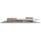 Modern Brick Santa Fe Station -- Kit - 21-13/16 x 8-1/16 x 3′ 55.5 x 20.4 x 7.6cm, HO, Walthers Cornerstone 4064