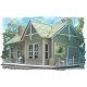 Whistle Stop Junction -- Kit - 2-1/4 x 3-1/2′ 5.6 x 8.7cm, N, Bar Mills LLC 912