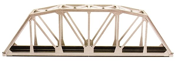 18′ Through-Truss Bridge - Kit -- Code 83 Track (silver), HO, Atlas Model Railroad Co. 594