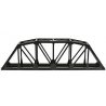 18′ Through Truss Bridge Kit w/Code 100 Track -- Black, HO, Atlas Model Railroad Co. 888