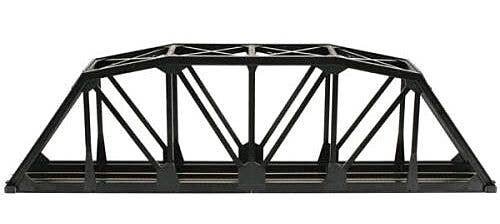 18′ Through Truss Bridge Kit w/Code 100 Track -- Black, HO, Atlas Model Railroad Co. 888