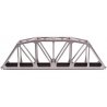 18′ Through Truss Bridge Kit w/Code 100 Track -- Silver, HO, Atlas Model Railroad Co. 889