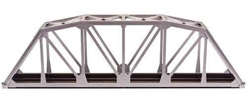 18′ Through Truss Bridge Kit w/Code 100 Track -- Silver, HO, Atlas Model Railroad Co. 889