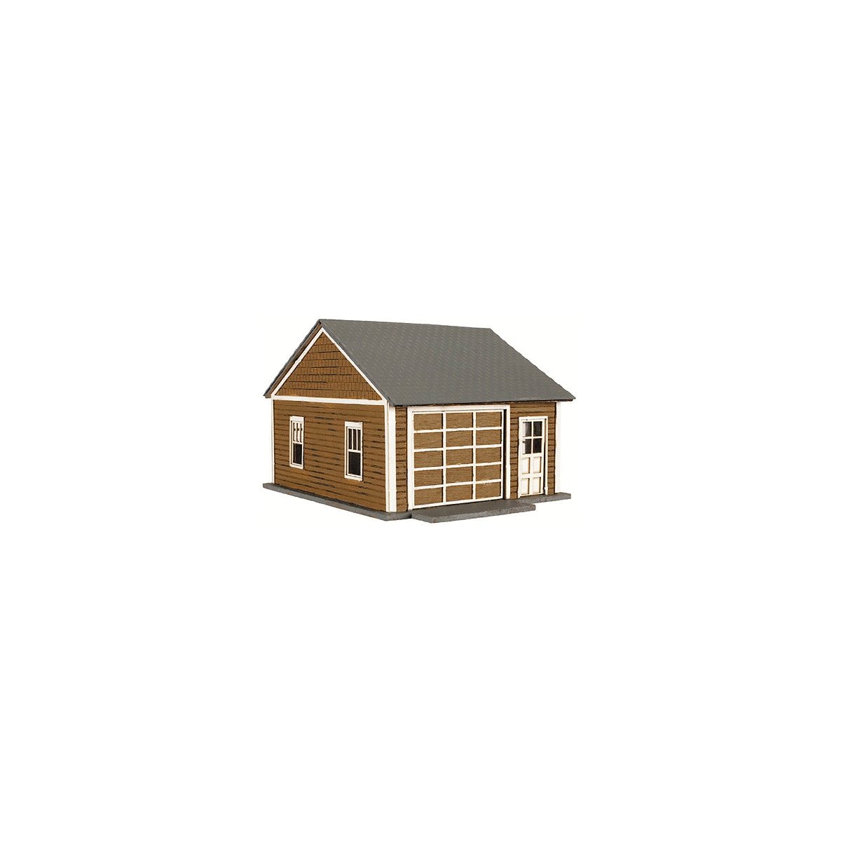 Kim′s Classic Garage - Kit (Laser-Cut Wood) -- pkg(2), HO, Atlas Model Railroad Co. 735