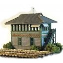 Kansas City Terminal Railway Tower 2 -- Laser-Cut Kit - 2-3/4 x 1-1/4 x 2-1/4′ 7 x 3.2 x , N, The N Scale Architect 10075