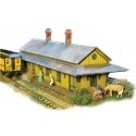 Gold City Depot -- Laser-Cut Wood Kit - 5-1/2 x 2-1/4 x 1-1/2′ 14 x 5.7 x 3.8cm, N, The N Scale Architect 10063