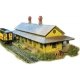 Gold City Depot -- Laser-Cut Wood Kit - 5-1/2 x 2-1/4 x 1-1/2′ 14 x 5.7 x 3.8cm, N, The N Scale Architect 10063