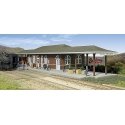 Whitehall Station - Kit -- 18-1/2 x 5-1/2 x 3-3/16′ 46.9 x 13.9 x 8cm, HO, Walthers Cornerstone 2932