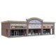 Modern Shopping Center I -- Kit - 6-1/4 x 3 x 2-1/8′ 15.8 x 7.6 x 5.3cm, N, Walthers Cornerstone 3891