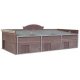 Modern Shopping Center I -- Kit - 6-1/4 x 3 x 2-1/8′ 15.8 x 7.6 x 5.3cm, N, Walthers Cornerstone 3891